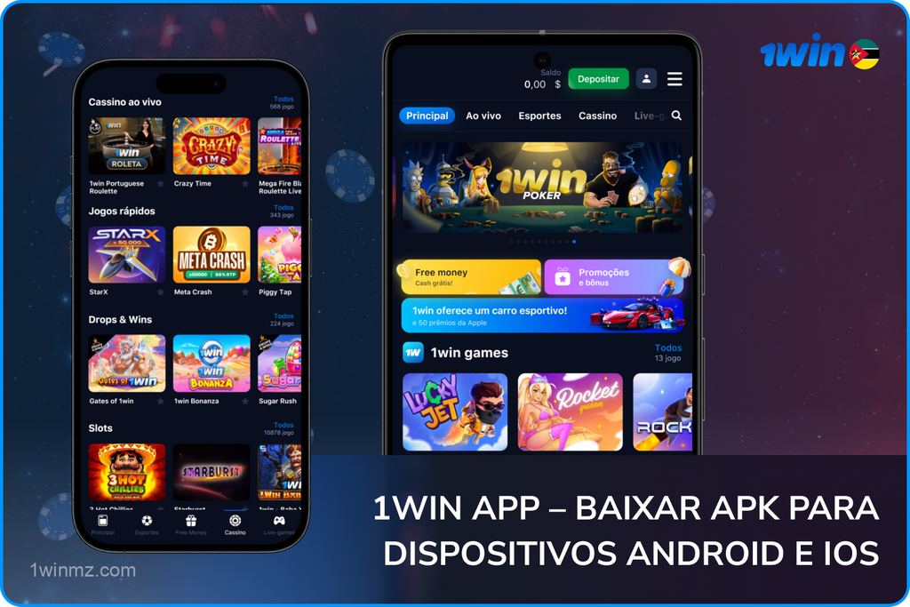 Variante mobile 1win