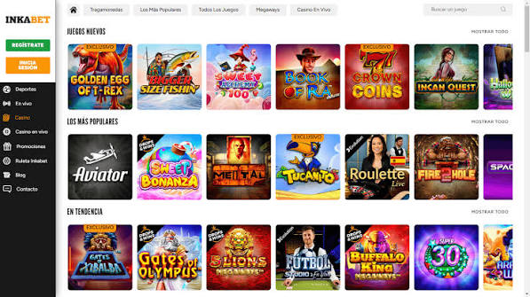 Casino Inkabet Perú: Tragamonedas, Juegos en Vivo y Texas Hold'em Casino Inkabet Perú: Tragamonedas, Juegos en Vivo y Texas Hold'em